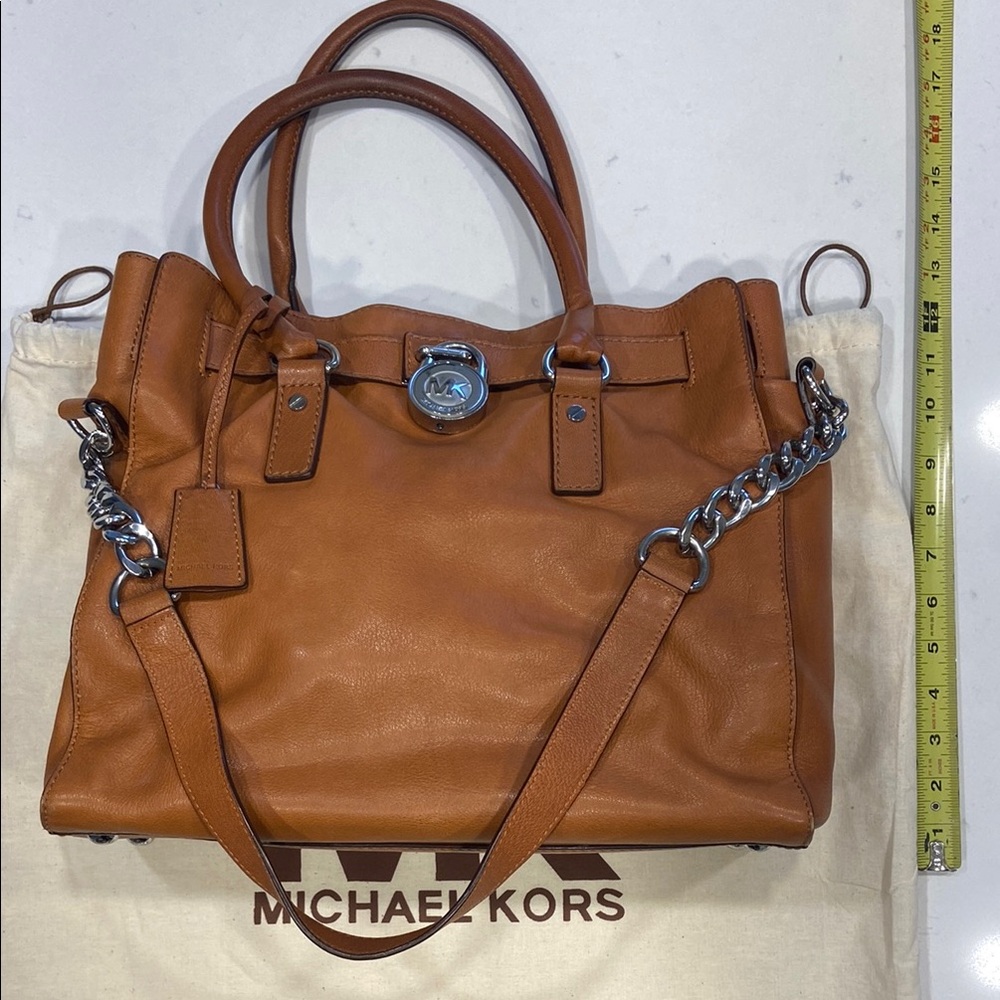 Michael Kors Tan Leather Tote Bag